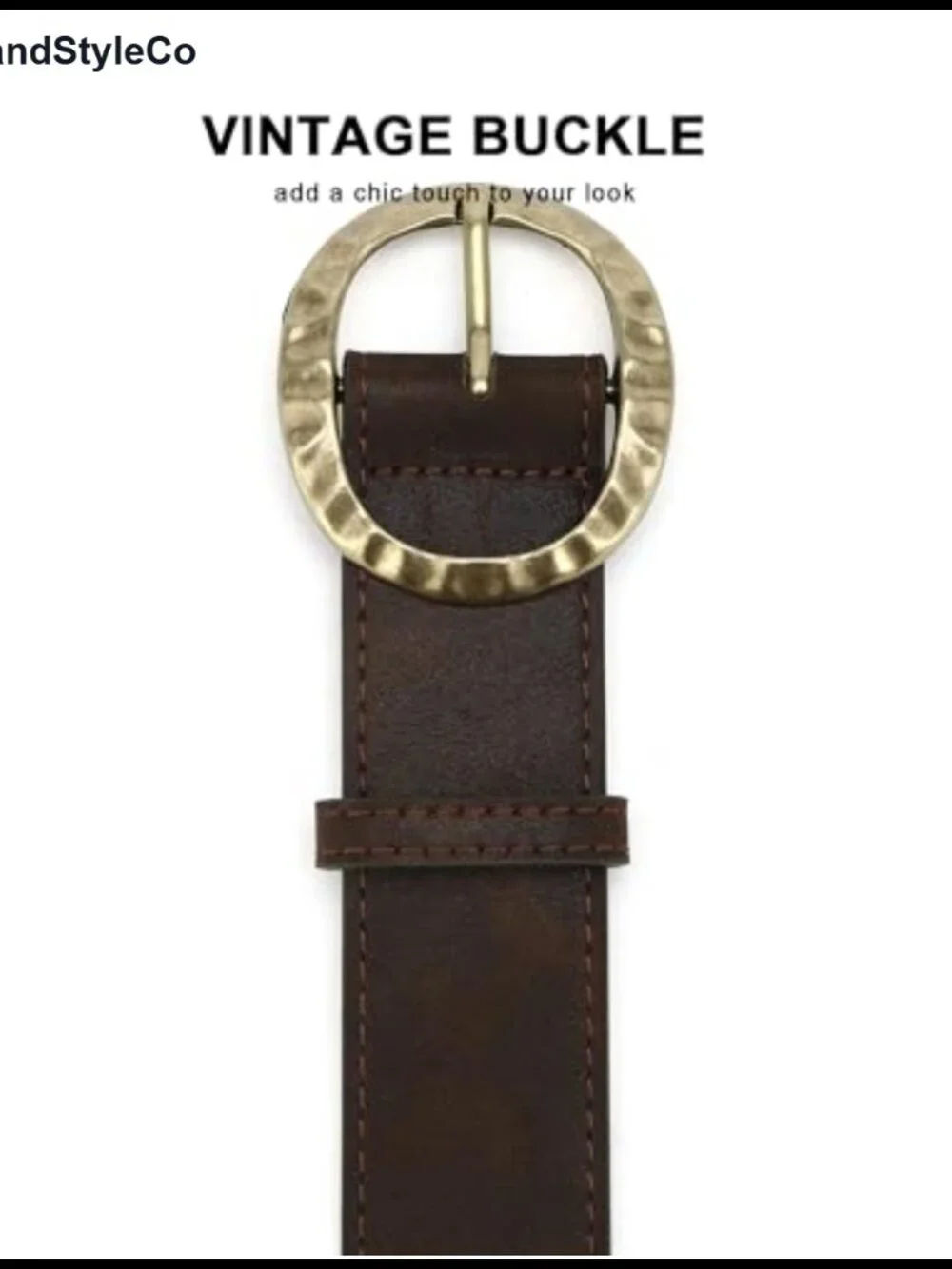 Women's Chunky Cowgirl Belt Faux Leather Western Waist Belt